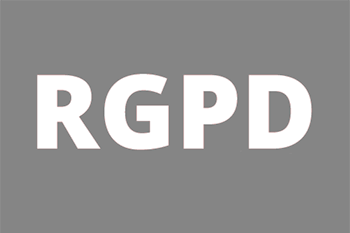 Logo GRPD. Reglamento general de protección de datos.